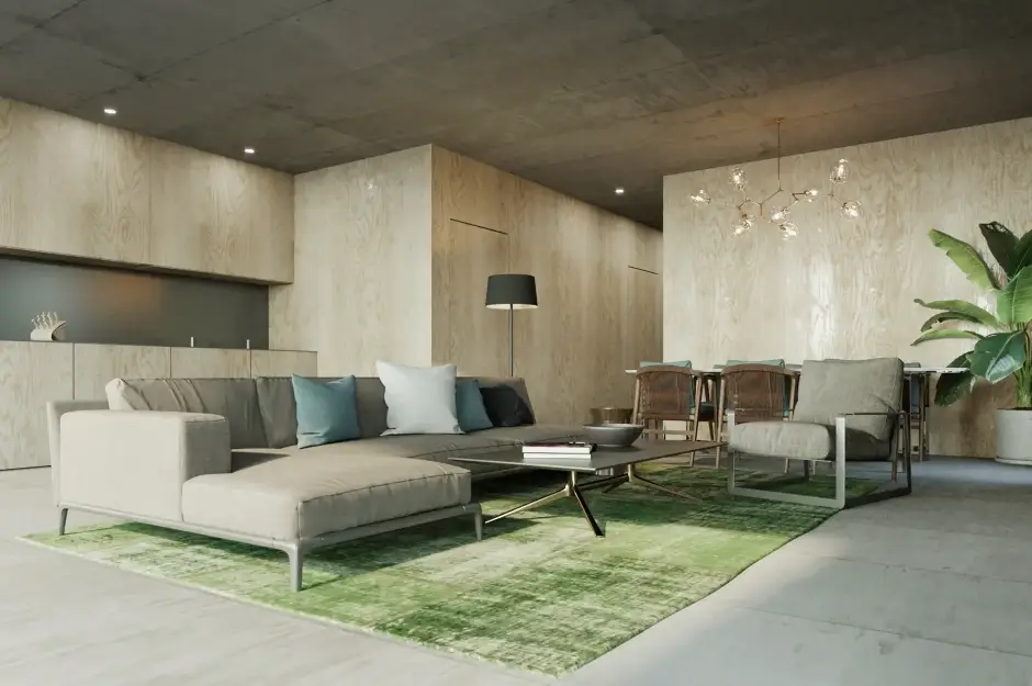 G98 Visualisierung Innen Wohnen