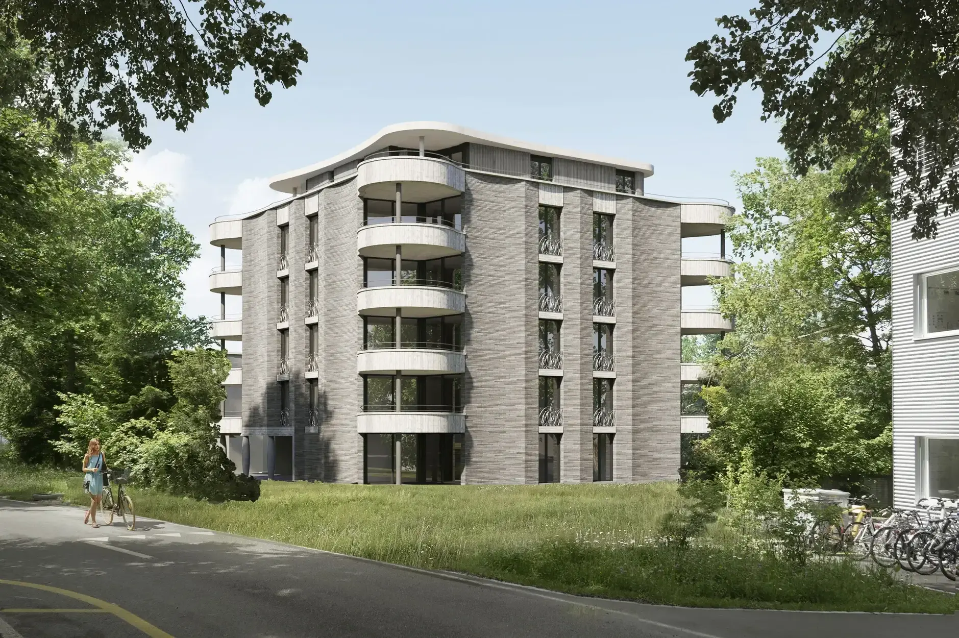 H80 Visualisierung Aussen Strasse