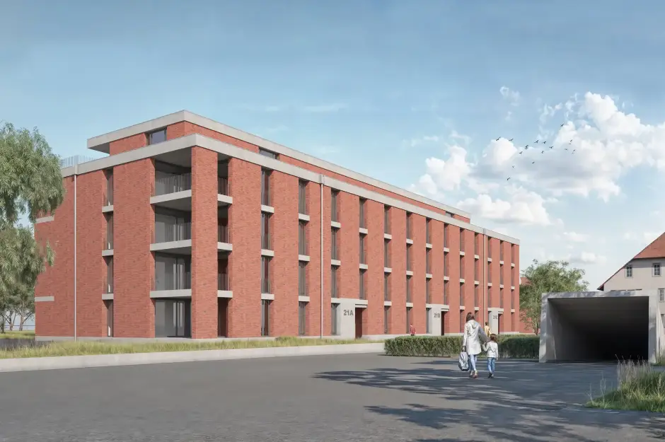 H88 Visualisierung Aussen Einfahrt Garage